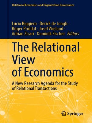 cover image of The Relational View of Economics